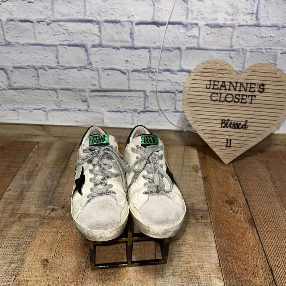 Golden goose “make it happen” sneakers green tongue - Picture 4 of 15